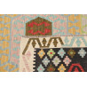 Rug Kilim Afghanistan 157x203 White Cream And M