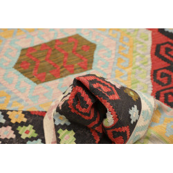Rug Kilim Afghanistan 157x203 White Cream And M