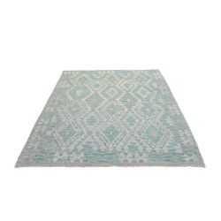 Rug Kilim Afghanistan 153x195 Sky Blue Light Bl