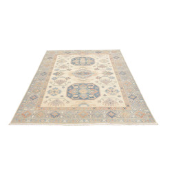 Tappeto Kazak Afghanistan 153x207 Crema Blu Var