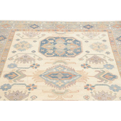 Tappeto Kazak Afghanistan 153x207 Crema Blu Var