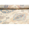 Tappeto Kazak Afghanistan 153x207 Crema Blu Var