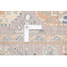 Tappeto Kazak Afghanistan 153x207 Crema Blu Var