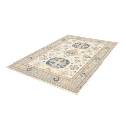 Tappeto Kazak Afghanistan 150x208 Crema Bianco