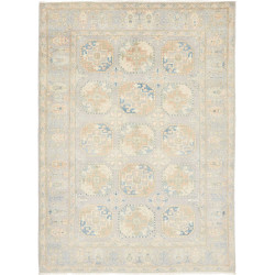 Tappeto Kazak Afghanistan 144x198 Grigio Chiaro