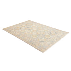 Tappeto Kazak Afghanistan 144x198 Grigio Chiaro