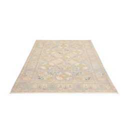 Tappeto Kazak Afghanistan 144x198 Grigio Chiaro