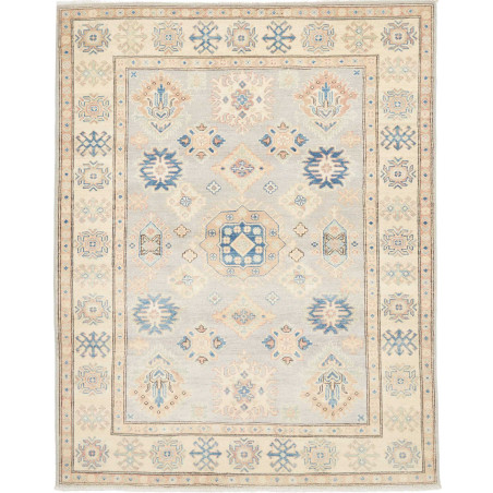 Tappeto Kazak Afghanistan 156x196 Azzurro Cielo