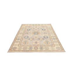 Tappeto Kazak Afghanistan 156x196 Azzurro Cielo