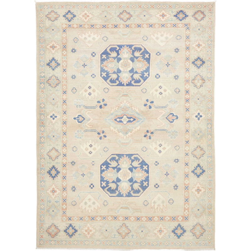 Tappeto Kazak Afghanistan 154x210 Beige Crema B