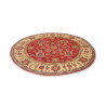 Tappeto Kazak Afghanistan 200x200 Rosso Cremisi