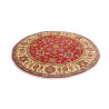 Tappeto Kazak Afghanistan 200x200 Rosso Cremisi