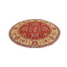 Tappeto Kazak Afghanistan 200x200 Rosso Cremisi