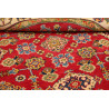 Tappeto Kazak Afghanistan 200x200 Rosso Cremisi
