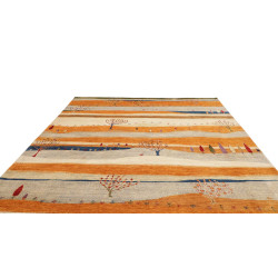 Tappeto Mosaic Pakistan 254x302 Ocra Sabbia Bia