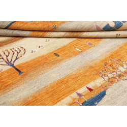 Tappeto Mosaic Pakistan 254x302 Ocra Sabbia Bia