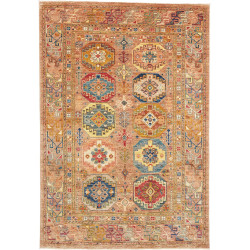 Rug Tribal Pakistan 146x210 Terracotta Blue Red