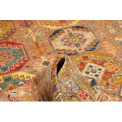 Rug Tribal Pakistan 146x210 Terracotta Blue Red