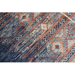 Tappeto Mosaic Pakistan 267x360 Blu Beige Terra