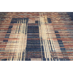 Tappeto Mosaic Pakistan 267x360 Blu Beige Terra
