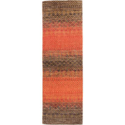 Tappeto Royal Gabbeh Pakistan 81x251 Arancio Br