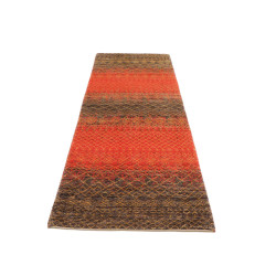 Tappeto Royal Gabbeh Pakistan 81x251 Arancio Br