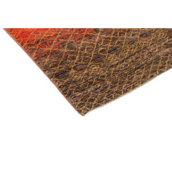 Tappeto Royal Gabbeh Pakistan 81x251 Arancio Br