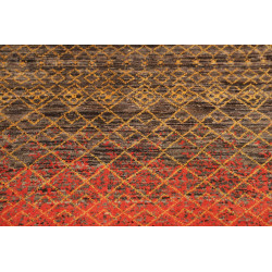 Tappeto Royal Gabbeh Pakistan 81x251 Arancio Br