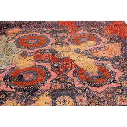 Tappeto Mamlouk Pakistan 200x299 Navy Blu Rosso