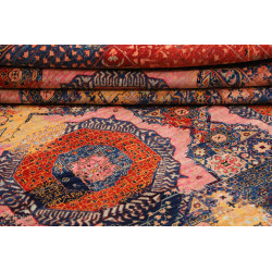 Tappeto Mamlouk Pakistan 200x299 Navy Blu Rosso