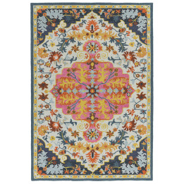 Rug Bronte Colours floral with medallion multibl