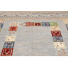 Tappeto Siva Pakistan 170x238 Grigio Azzurro Ch