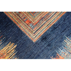 Tappeto Siva Pakistan 170x235 Blu Navy Arancio