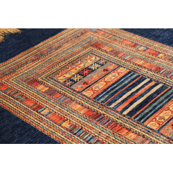 Tappeto Siva Pakistan 170x235 Blu Navy Arancio