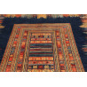 Tappeto Siva Pakistan 170x235 Blu Navy Arancio
