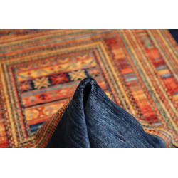 Tappeto Siva Pakistan 170x235 Blu Navy Arancio