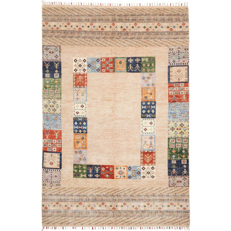 Tappeto Siva Pakistan 168x254 Beige Multicolore