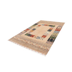 Tappeto Siva Pakistan 168x254 Beige Multicolore