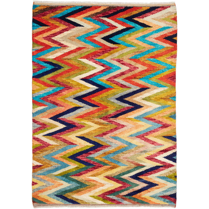 Tappeto Gabbeh Marrakech Pakistan 133x188 Rosso