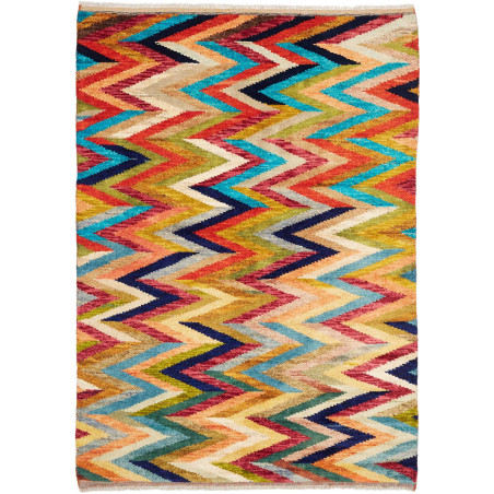 Tappeto Gabbeh Marrakech Pakistan 133x188 Rosso