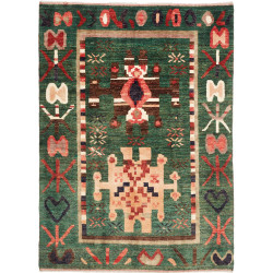 Tappeto Gabbeh Marrakech Pakistan 178x243 Verde