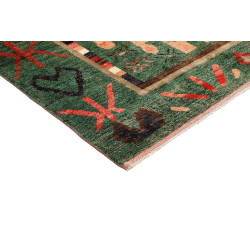 Tappeto Gabbeh Marrakech Pakistan 178x243 Verde