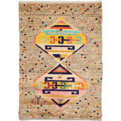 Tappeto Gabbeh Marrakech Pakistan 132x189 Beige