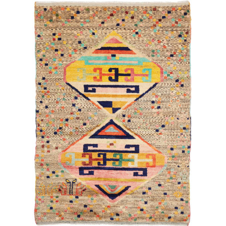 Tappeto Gabbeh Marrakech Pakistan 132x189 Beige
