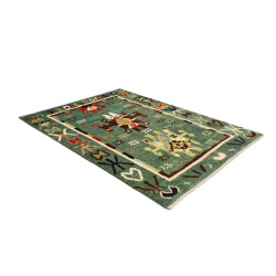 Tappeto Gabbeh Marrakech Pakistan 155x215 Verde