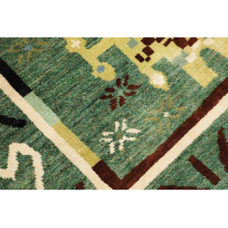 Tappeto Gabbeh Marrakech Pakistan 155x215 Verde