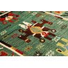 Tappeto Gabbeh Marrakech Pakistan 155x215 Verde