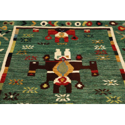 Tappeto Gabbeh Marrakech Pakistan 155x215 Verde