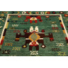 Tappeto Gabbeh Marrakech Pakistan 155x215 Verde