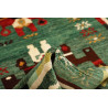 Tappeto Gabbeh Marrakech Pakistan 155x215 Verde